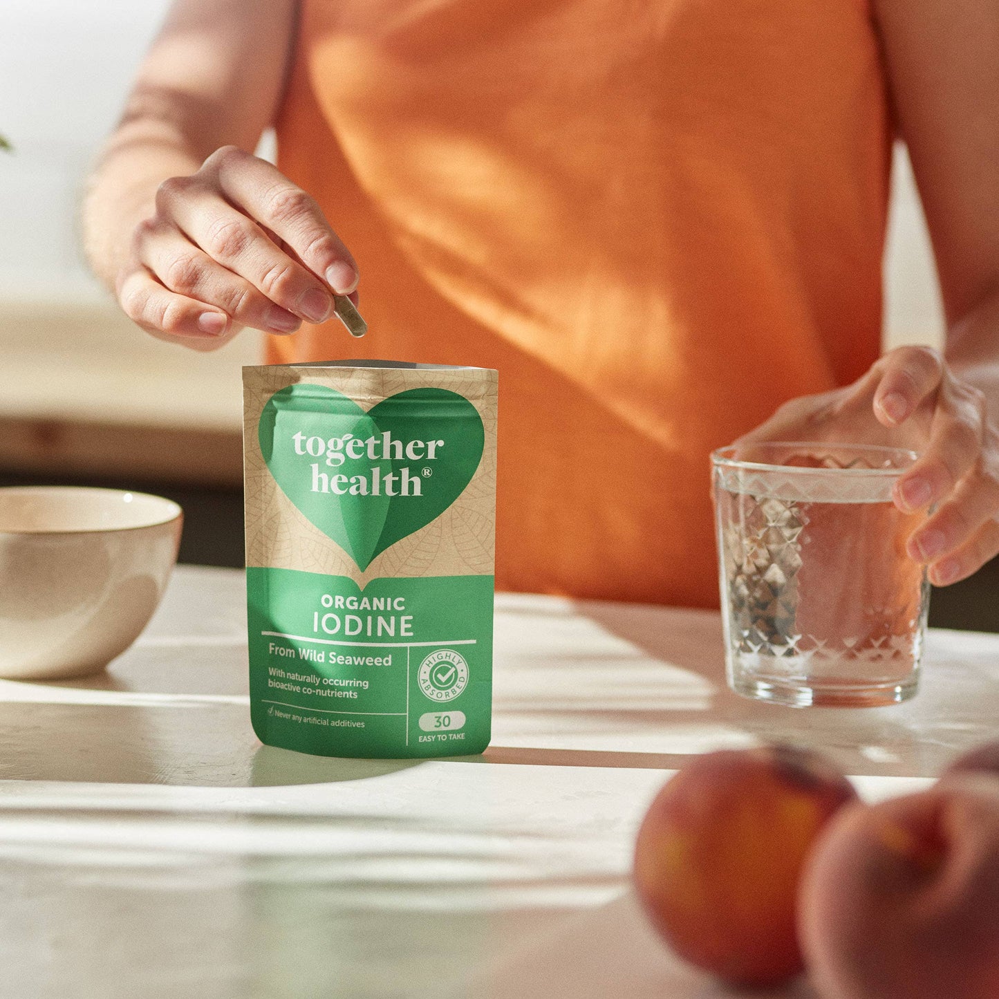 Iodine Supplement – Organic – 30 Capsules - Together Health