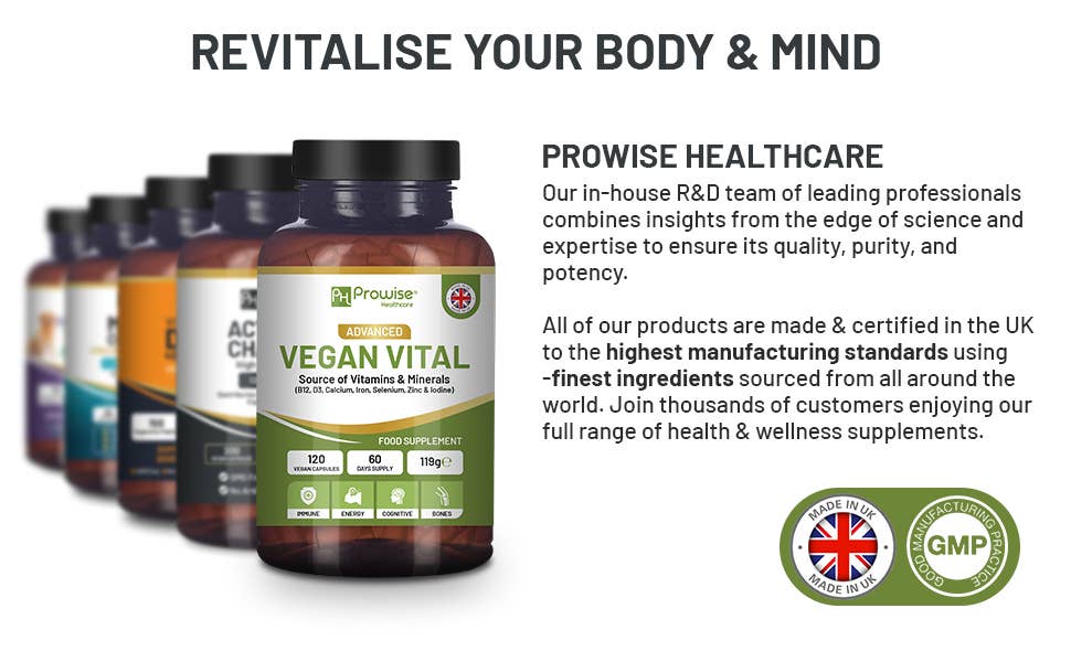 Vegan Vital Multivitamins 120 Capsule - Prowise Healthcare