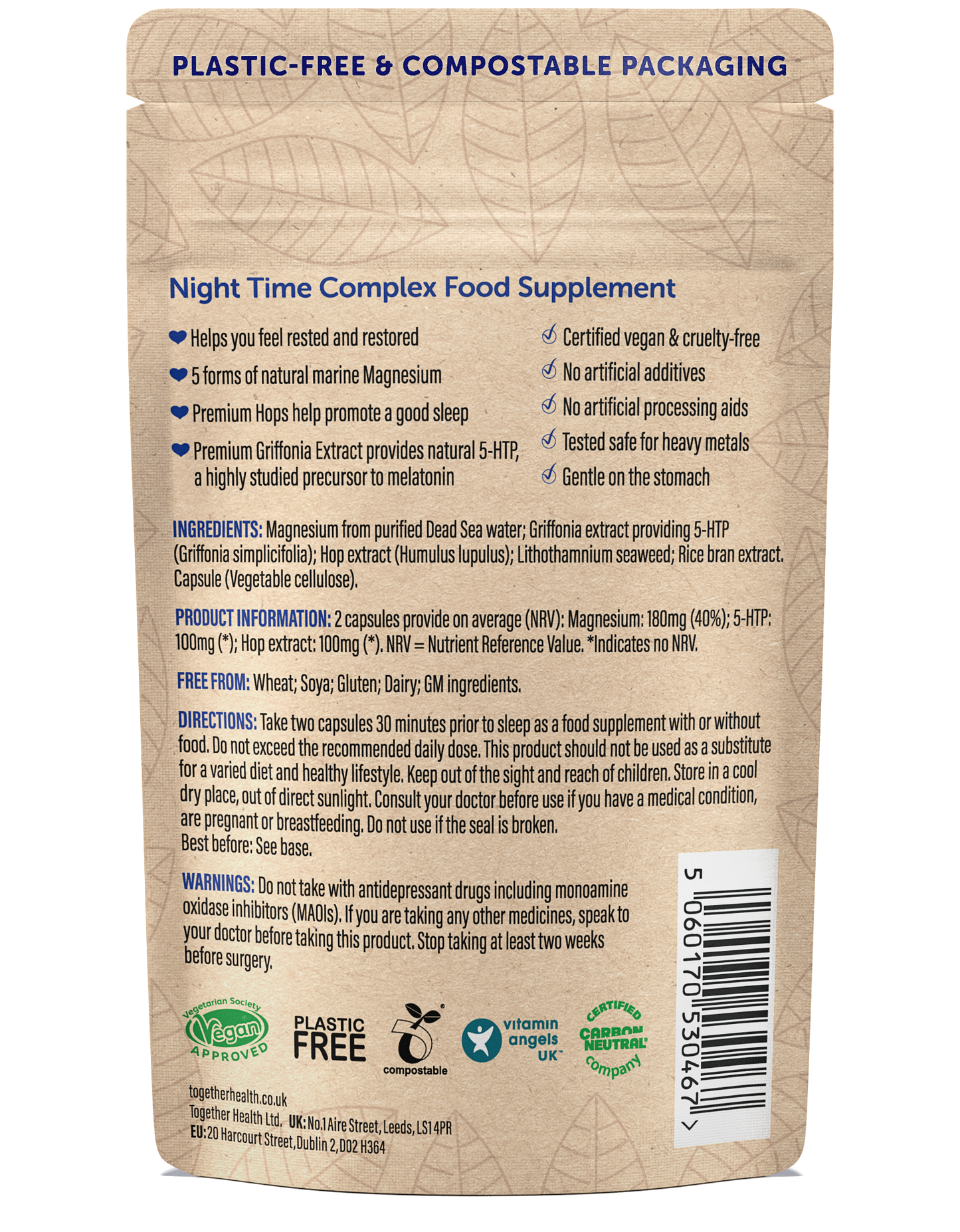 Night Time – Magnesium & Herbal Sleeping Aid