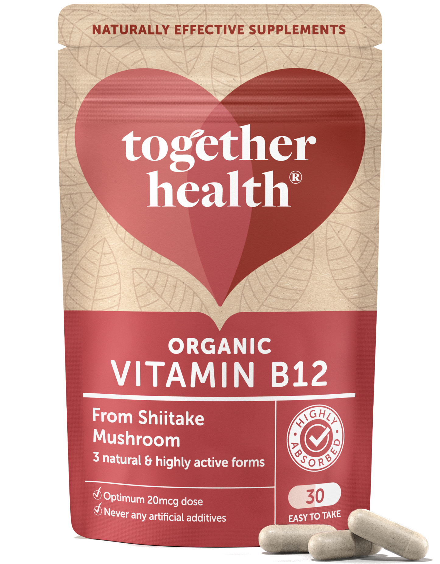 Vitamin B12 – Organic – 30 Capsules - Together Health