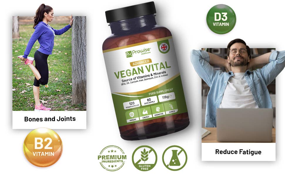 Vegan Vital Multivitamins 120 Capsule - Prowise Healthcare