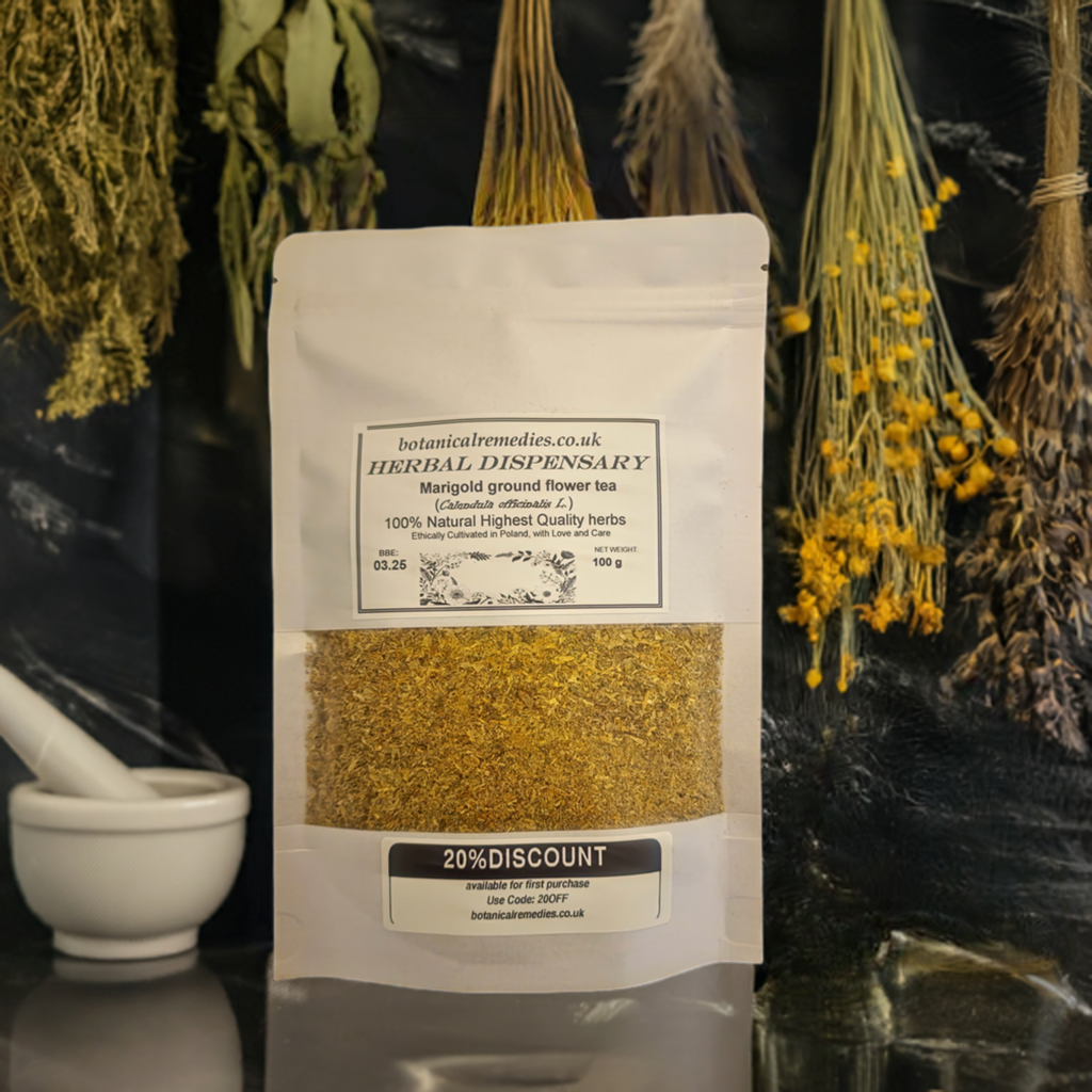 Marigold flower ground