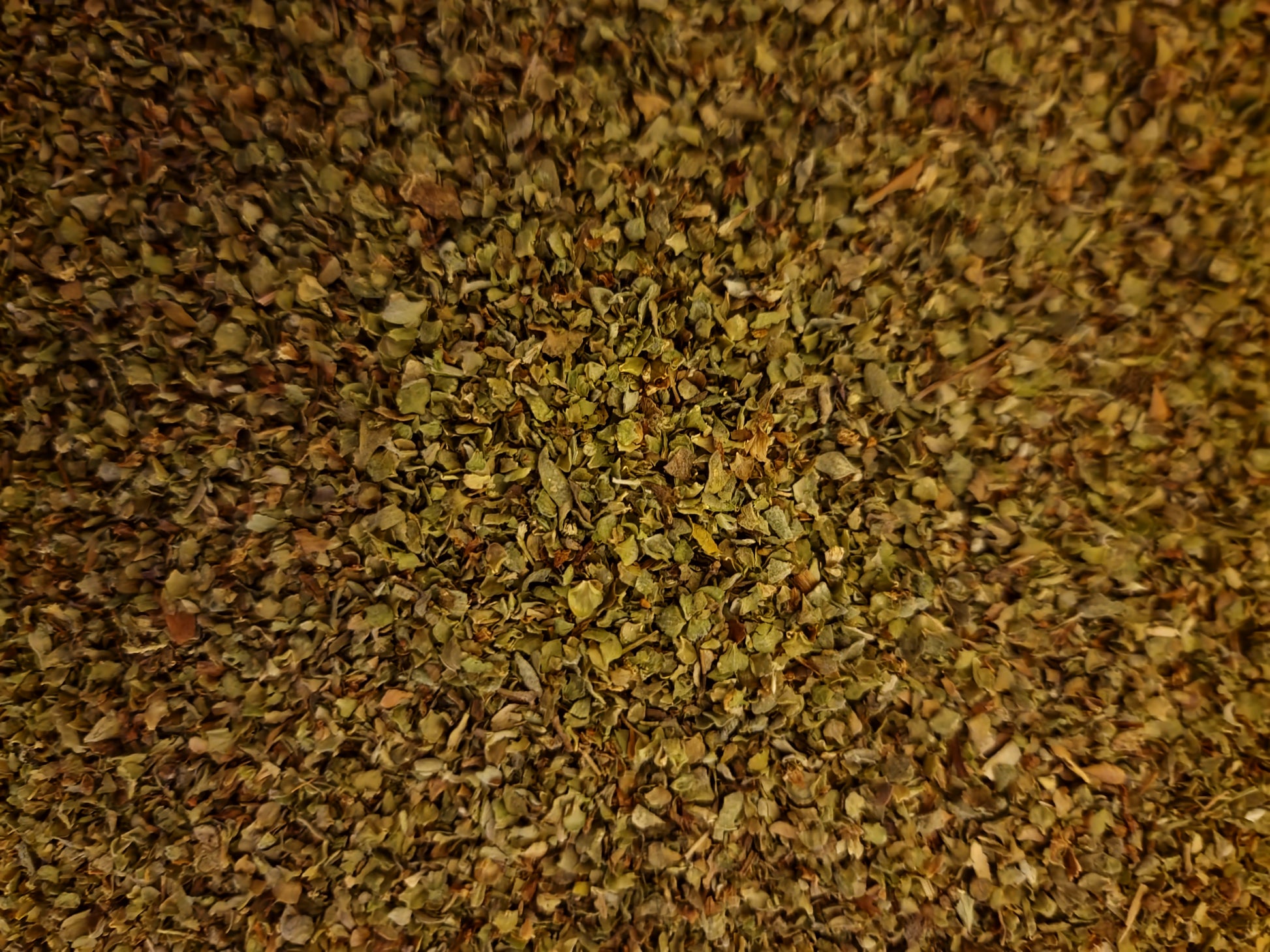 Marjoram leaf, dried and cut, loose herbal tea, an herbal remedy