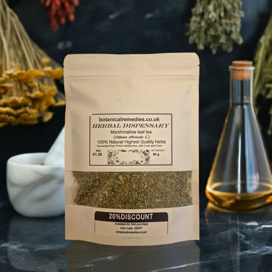 Marshmallow leaf herbal tea