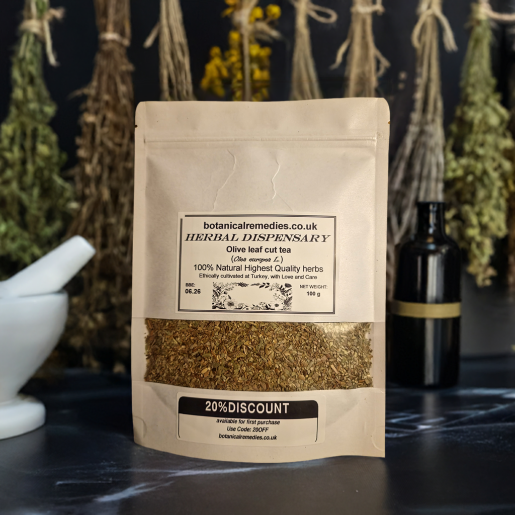 Olive leaf cut loose herbal tea