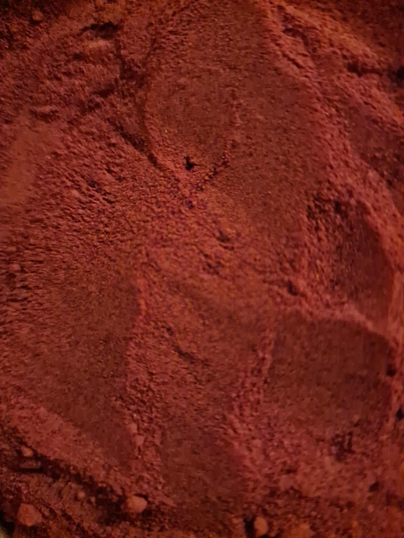 Close-up of Organic Beetroot powder from Botanical Remedies herbal dispensary, superfood, herbal remedy