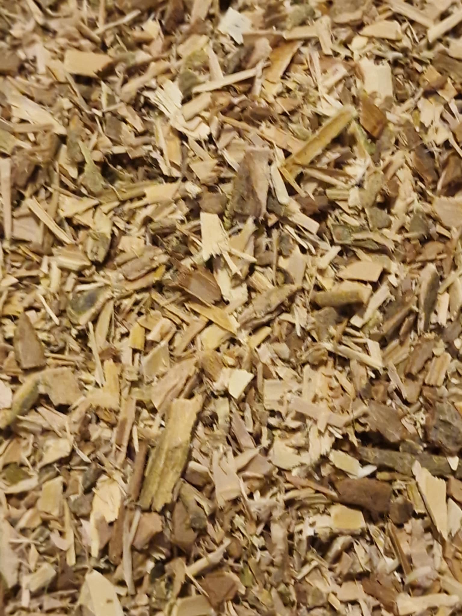 Organic White Willow Bark, dried and cut, loose herbal tea, an herbal remedy