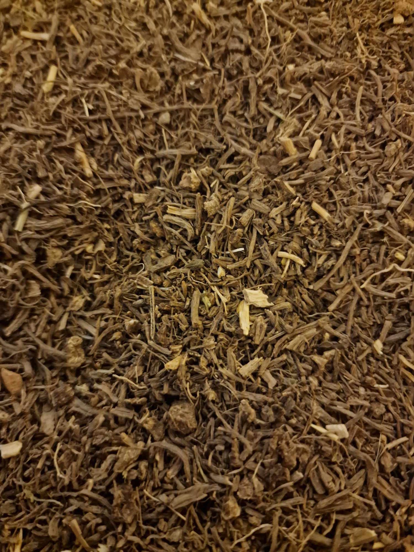 Organic Valerian root dried and cut, loose herbal tea, an herbal remedy