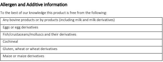 Skullcap organic product specification