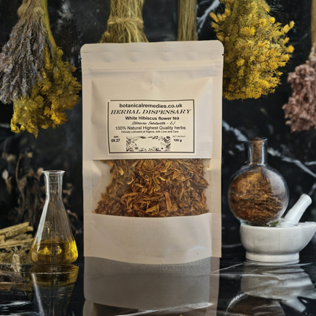 White Hibiscus flower tea