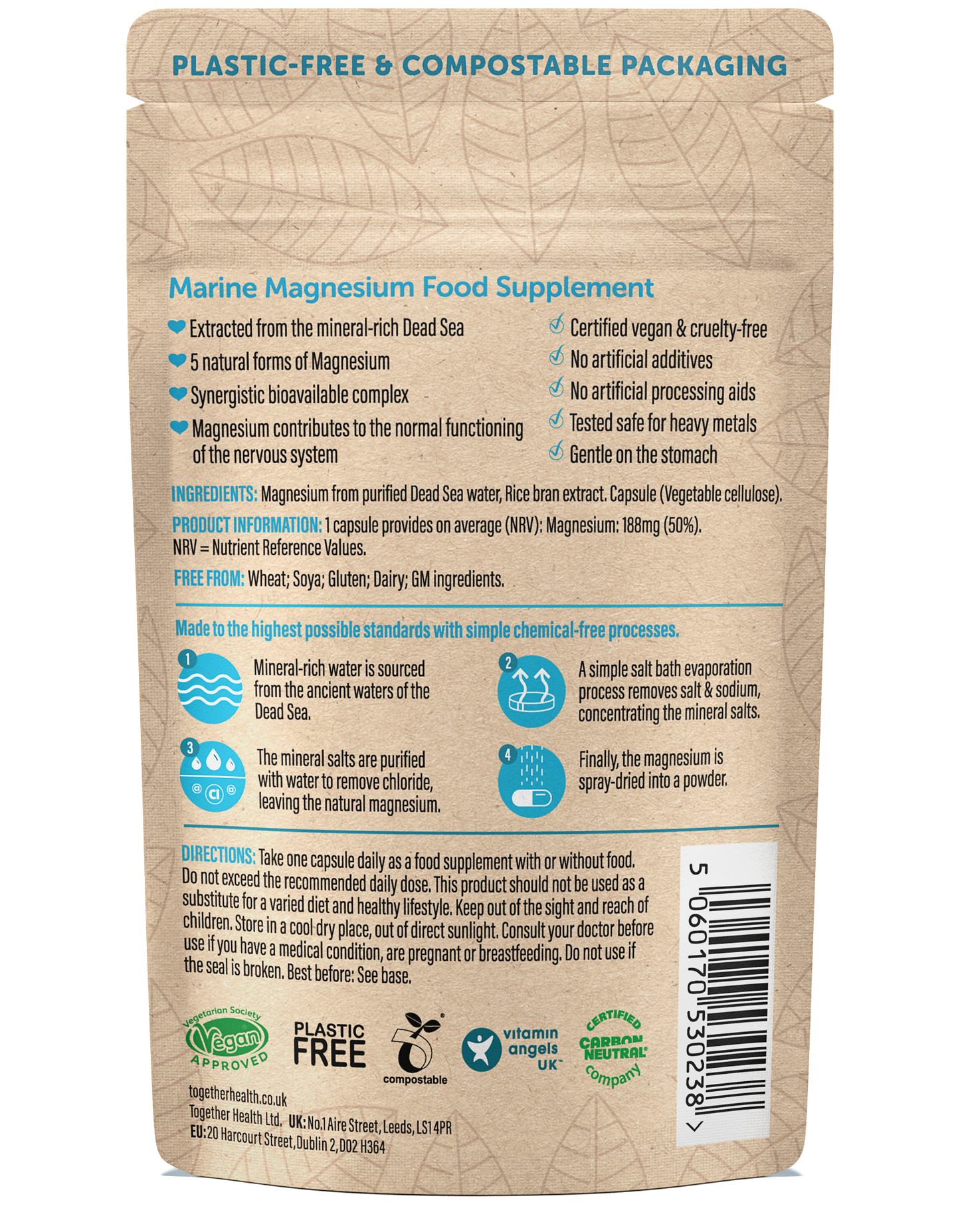 Magnesium Supplement – 30 Capsules - Together Health