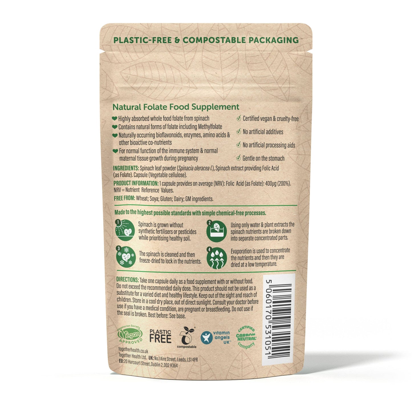 Folate – Natural Alternative to Folic Acid – Together Health