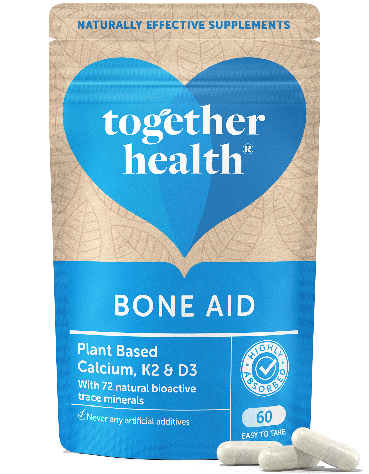 Bone Aid – Bone Vitamins – 60 Capsules - Together health