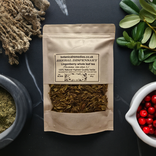 Lingonberry whole leaf tea (Vaccinium vitis-idaea L.) Lab-proven Quality and Purity