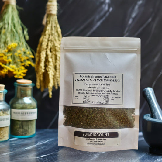 Peppermint leaf tea (Mentha piperita officinalis L.) Lab-proven Quality and Purity