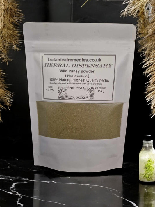 Wild pansy herb powder (Viola tricolor L.) lab-proven Quality and Purity
