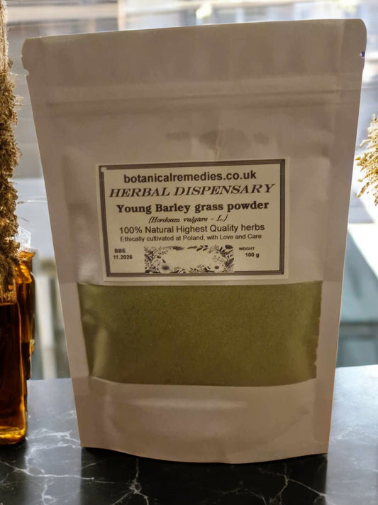 Young Barley grass (Hordeum vulgare - L.) Lab-proven Quality and Purity