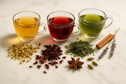 close up of herbal infusions from herbs and spices, an herbal remedies from Botanical Remedies herbal dispensary