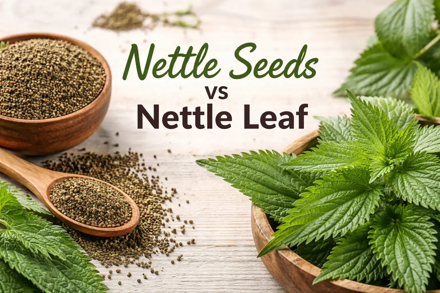 Nettle Seeds vs Nettle Leaf: What's the Difference?