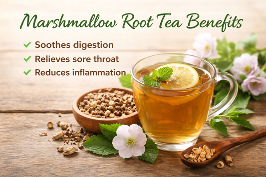 Marshmallow Root Tea Benefits: A Gentle Herbal Remedy for Digestion, Cough, and Everyday Wellness