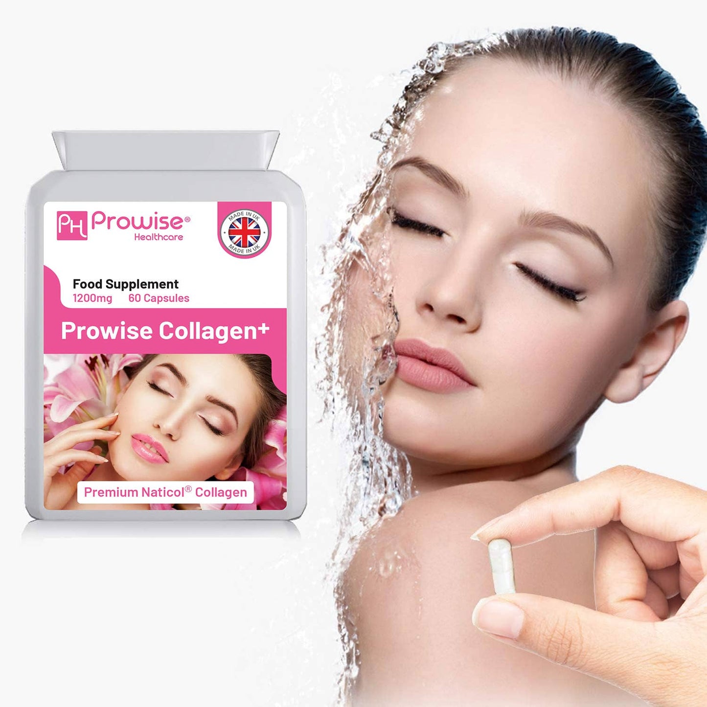 Marine Collagen+ 1200mg - 60 Capsules | UK Manufactured