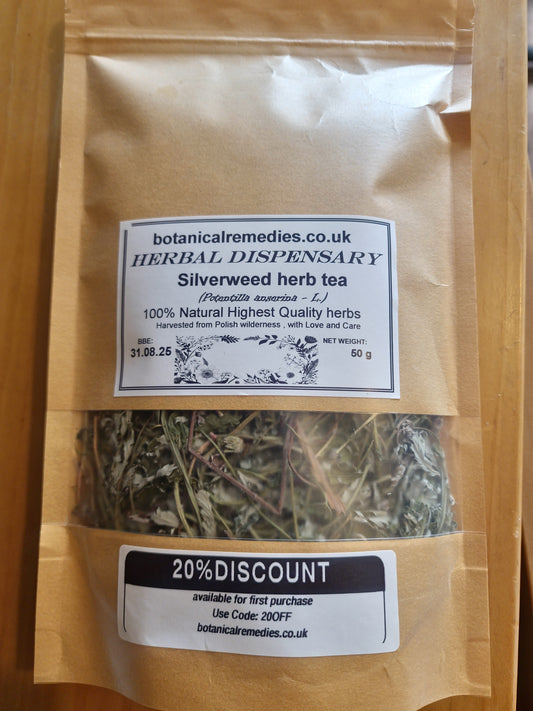 Silverweed whole herb tea (Potentilla anserina - L.)