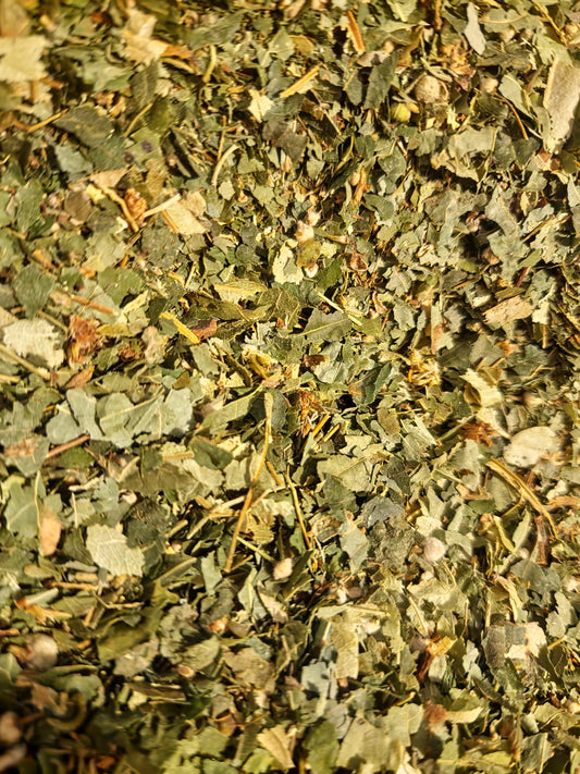 Linden flower and leaf tea (Tilia cordata Mill.)