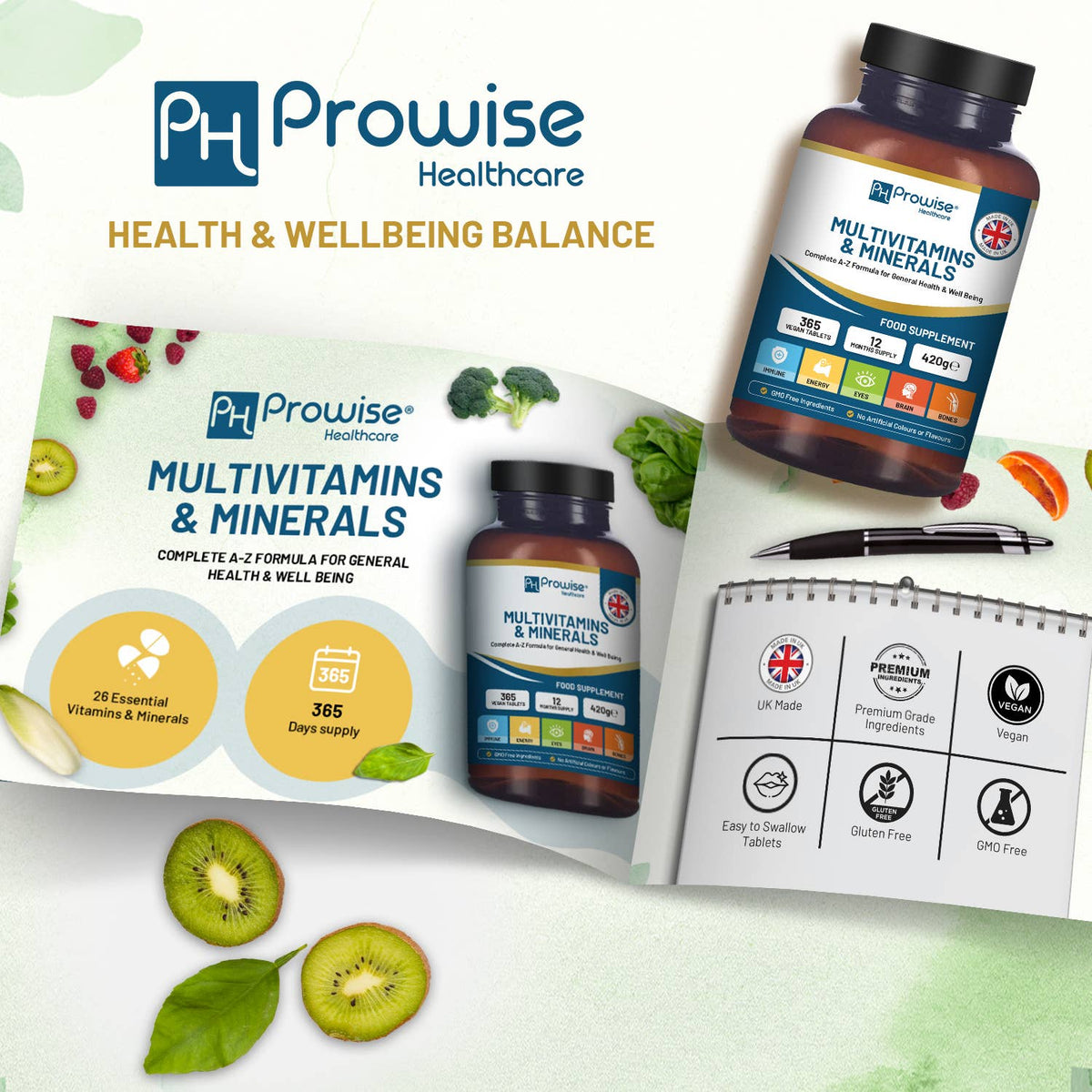 A-Z Multivitamins & Minerals l 365 Vegan Multivitamin Tablet