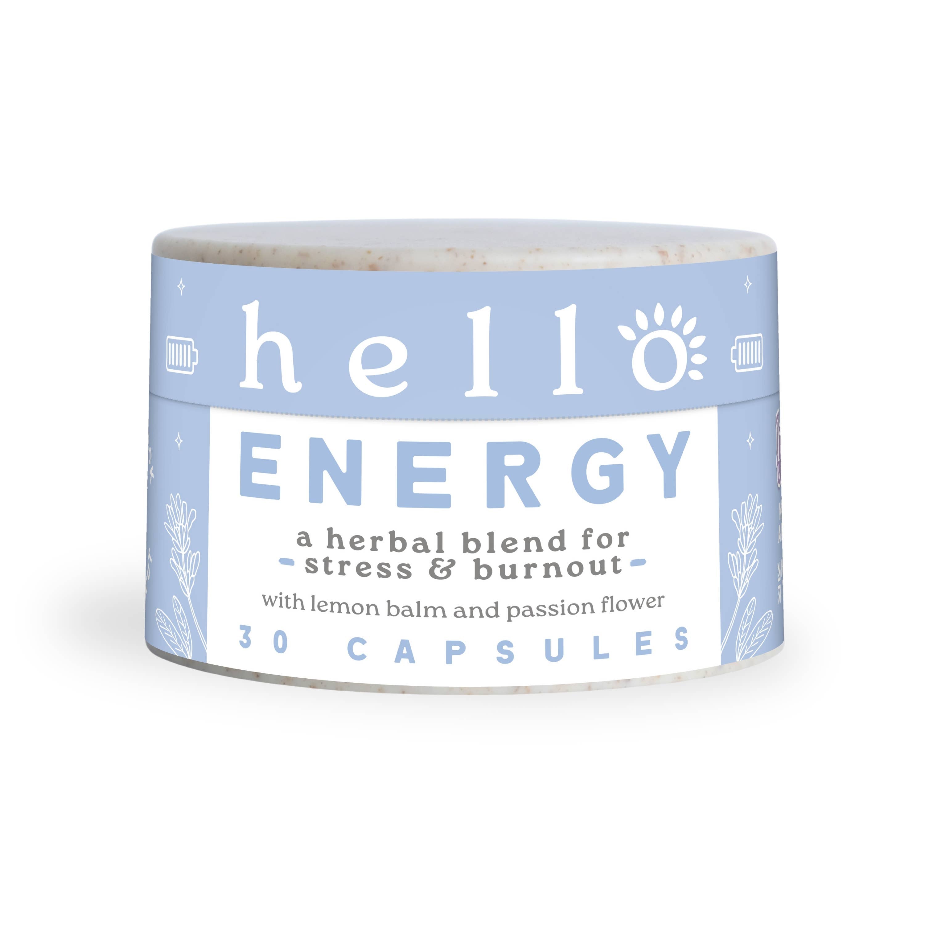 Hello Vitamins Hello Wellness. Hello Energy Capsules.