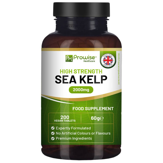 Sea Kelp 2000mg 200 Vegan Tablets | Natural Source of Iodine