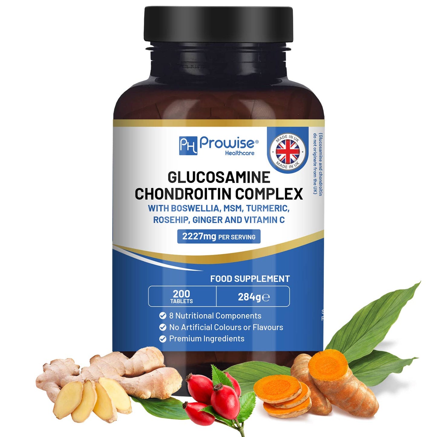 Glucosamine and Chondroitin Complex 200 High Strength Tablet