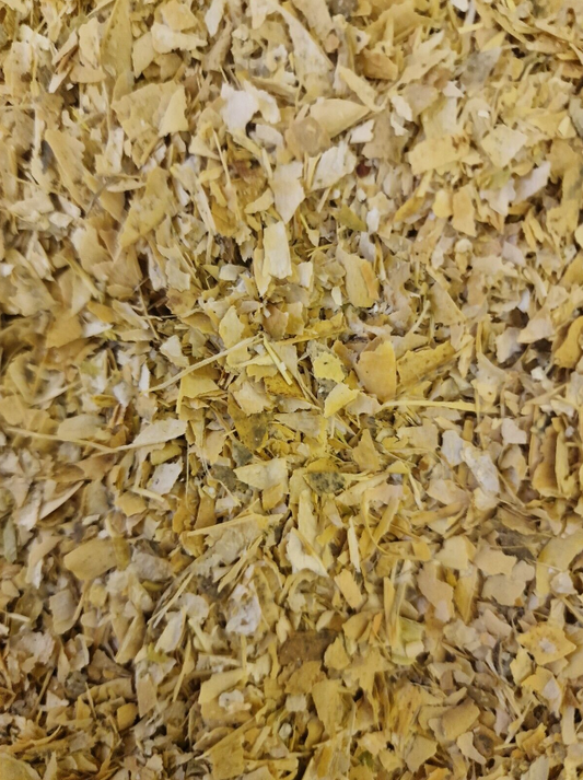 Close up of bean pods from Botanical Remedies herbal dispensary, an herbal remedy, loose herbal tea