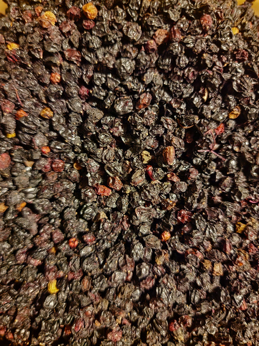Elderberries dried (Sambucus nigra)