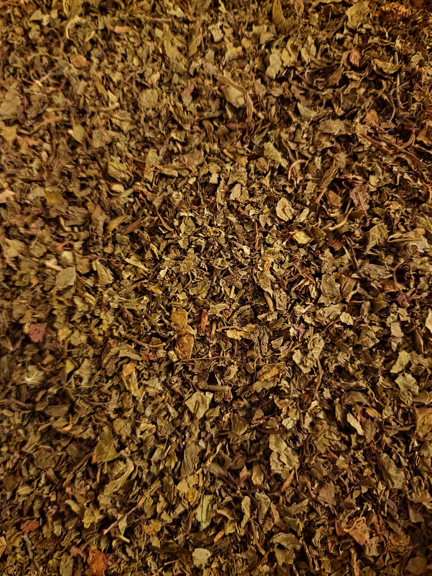 close up of Gotu Kola herb cut, an herbal remedy from Botanical Remedies herbal dispensary, loose herbal tea