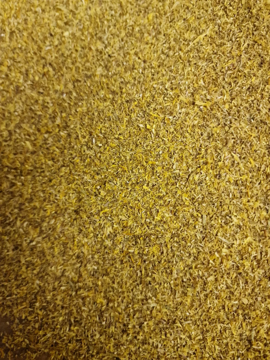 Marigold flower ground