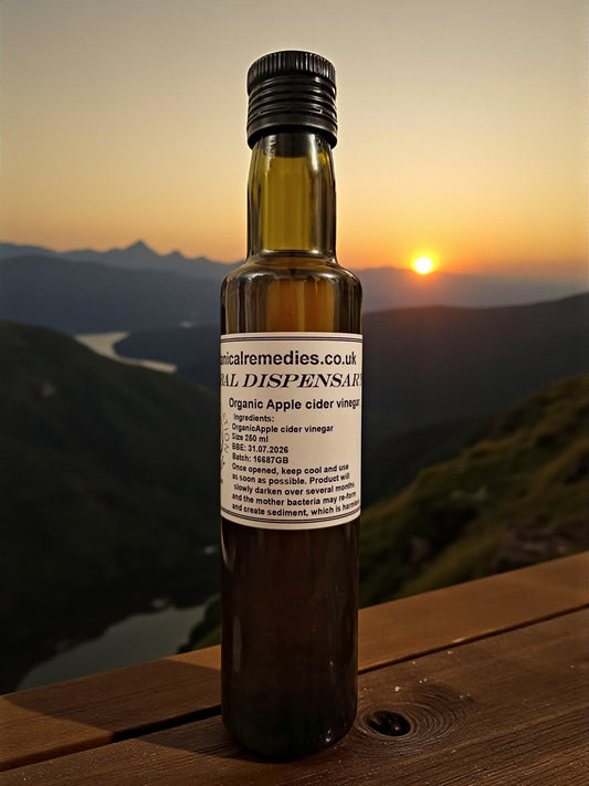 Organic Apple Cider Vinegar - filtered practitioner grade