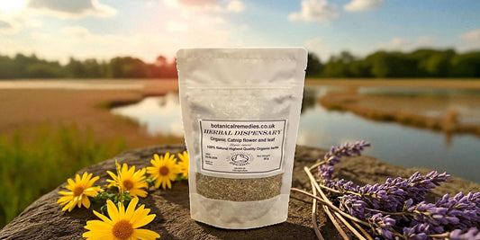 Organic Catnip leaf and flowers (Nepeta cataria)