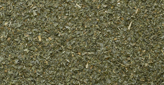 close up of Peppermint leaf, an herbal remedy from Botanical Remedies herbal dispensary, loose herbal tea