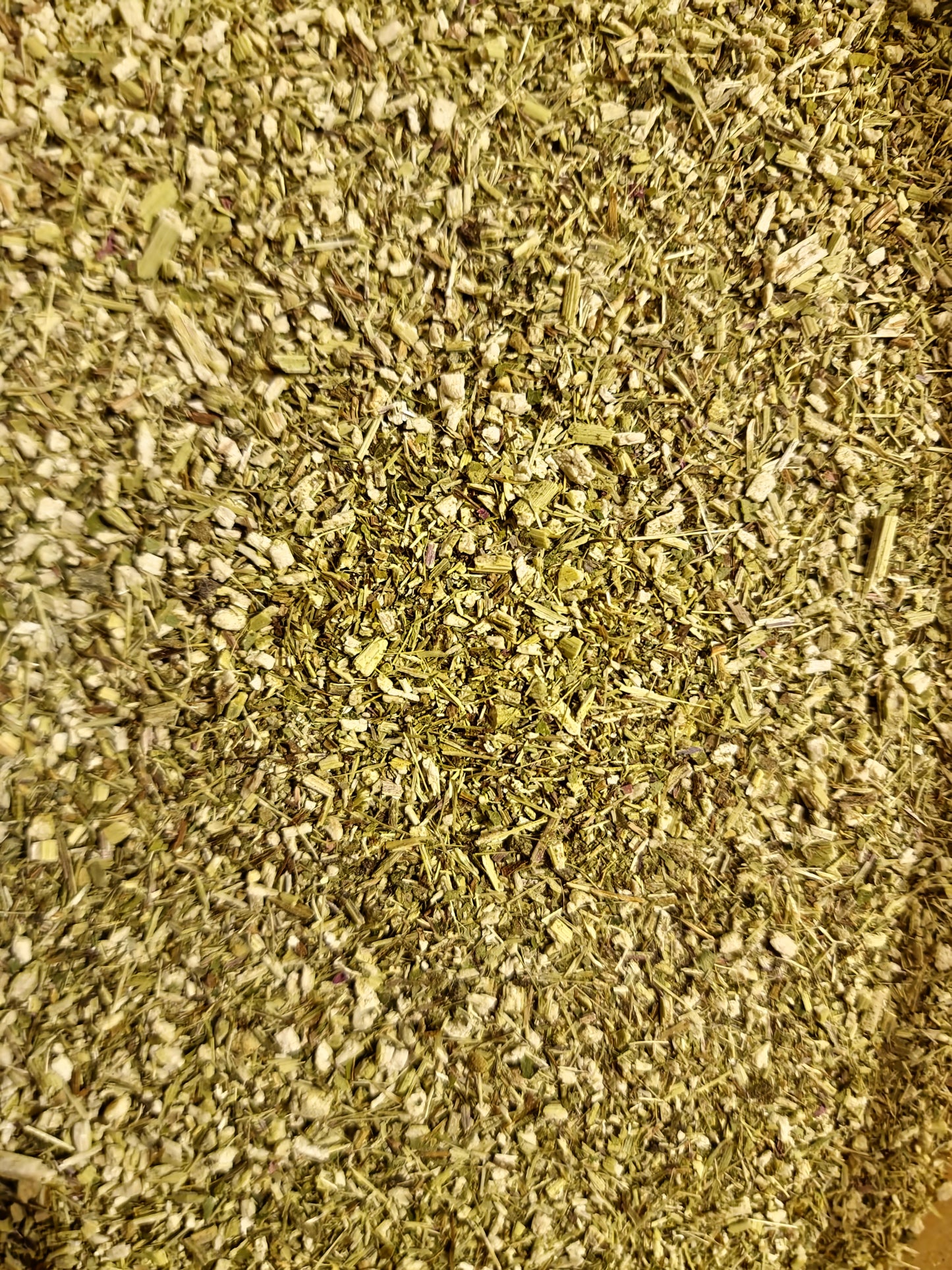 close up of dried and cut Purple Coneflower herb