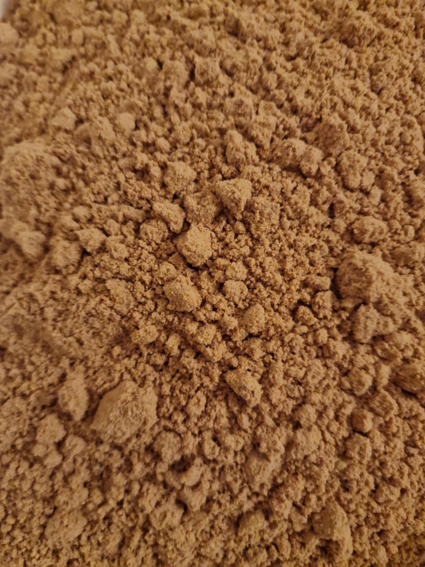 Close-up of Organic Rosehip Powder powder