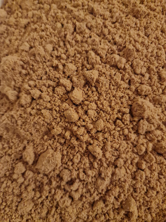 Close-up of Organic Rosehip Powder powder