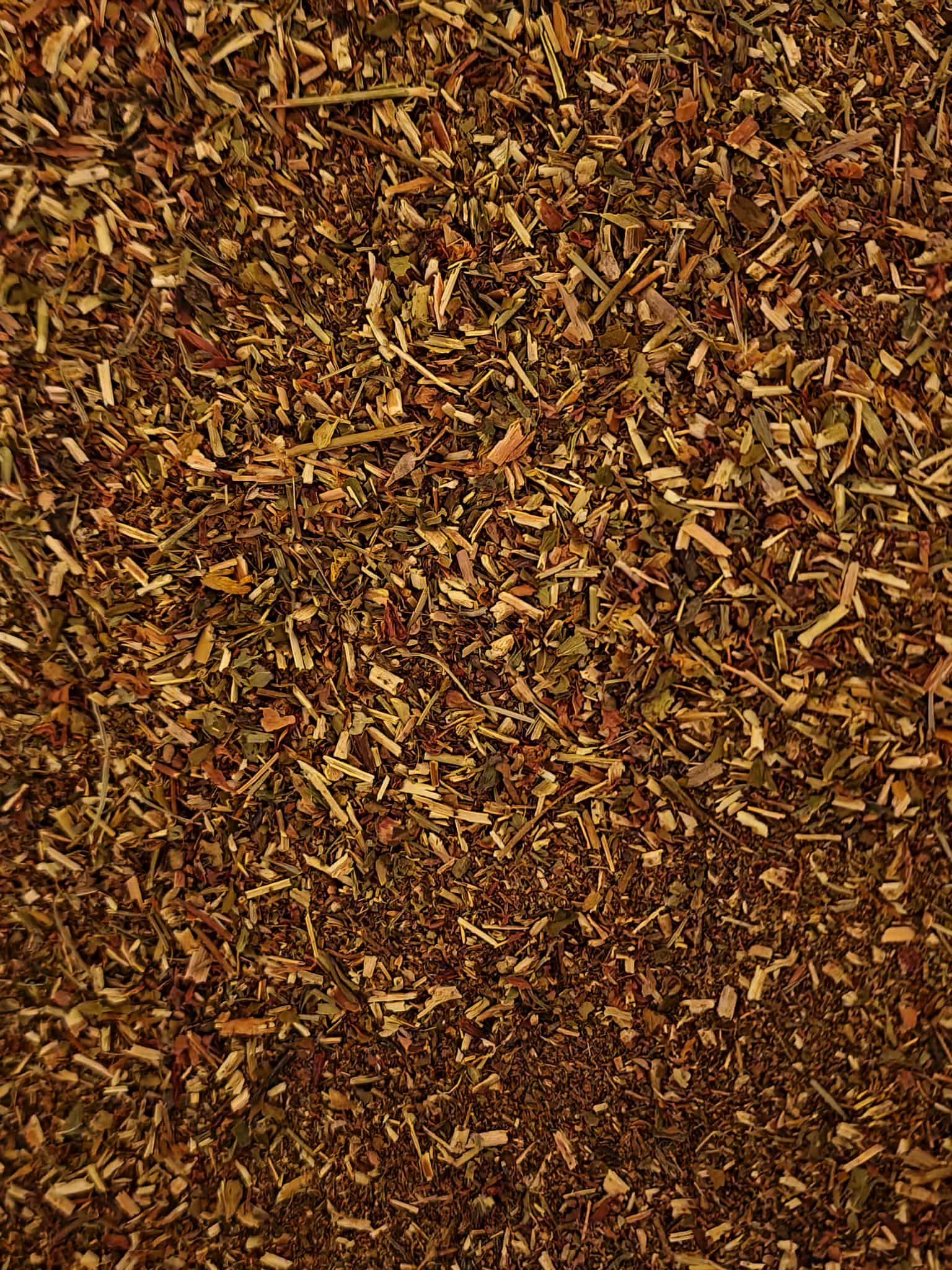 Close-up of dried St Johns wort herb,  an herbal remedy, loose herbal tea