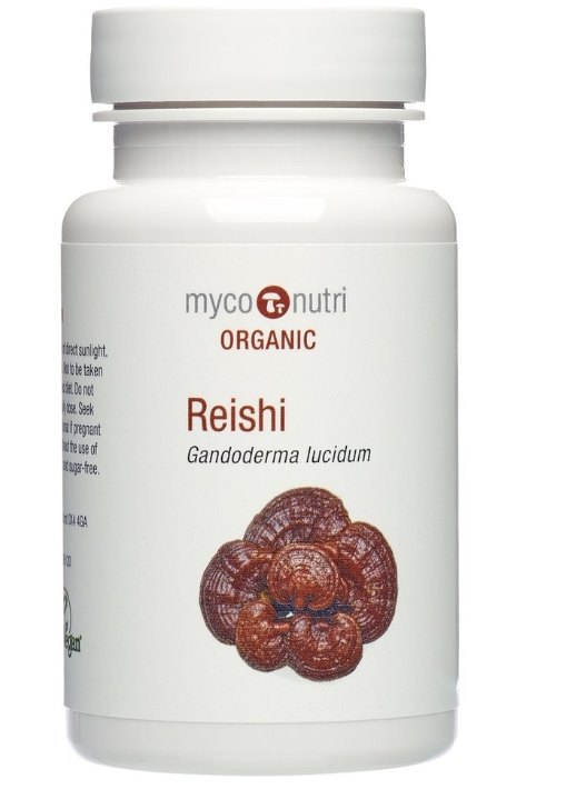 Myconutri Organic Reishi Mushroom Capsules (60 vegan caps)