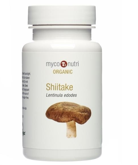 Myconutri Organic Shiitake Mushroom Capsules (60 vegan caps)