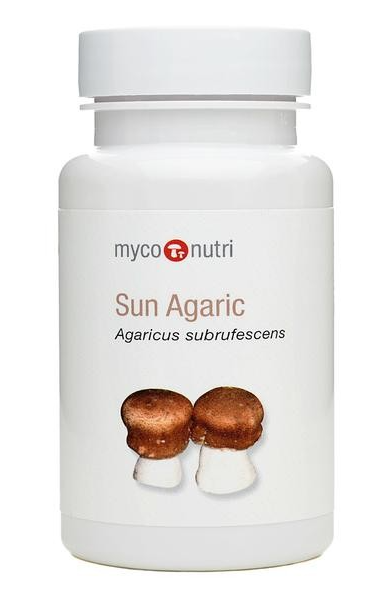 Myconutri Sun Agaric Mushroom 60 Capsules (Agaricus subrufescens)