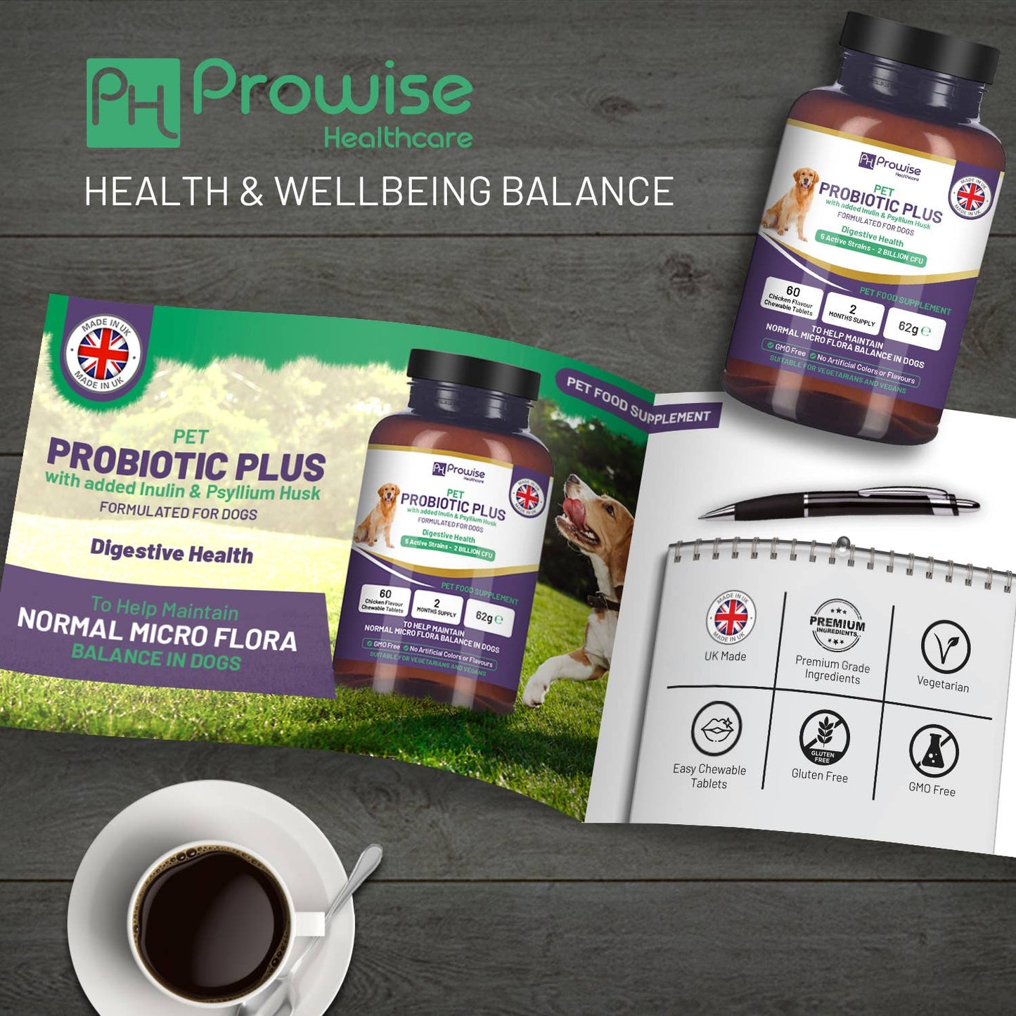 Pet Probiotic Plus with Added Inulin & Psyllium Husk 2 Billi