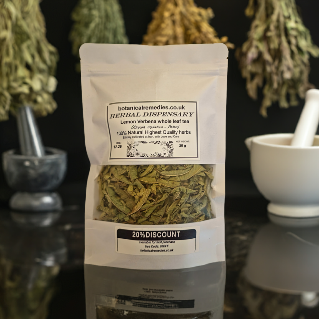 Lemon Verbena whole leaf loose tea (Aloysia citriodora - Palau) Lab-proven Quality and Purity