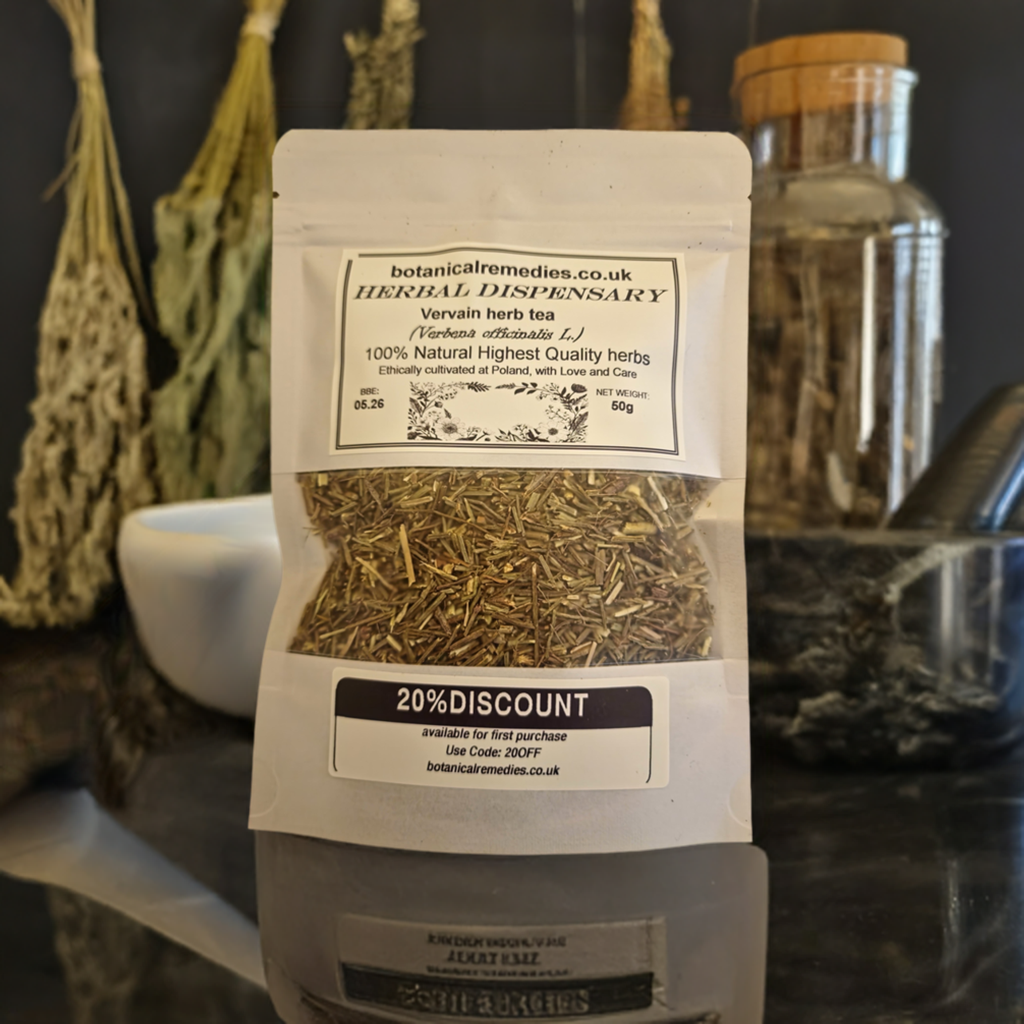 Vervain herb herbal tea (Verbena officinalis L.) Lab-proven Quality and Purity