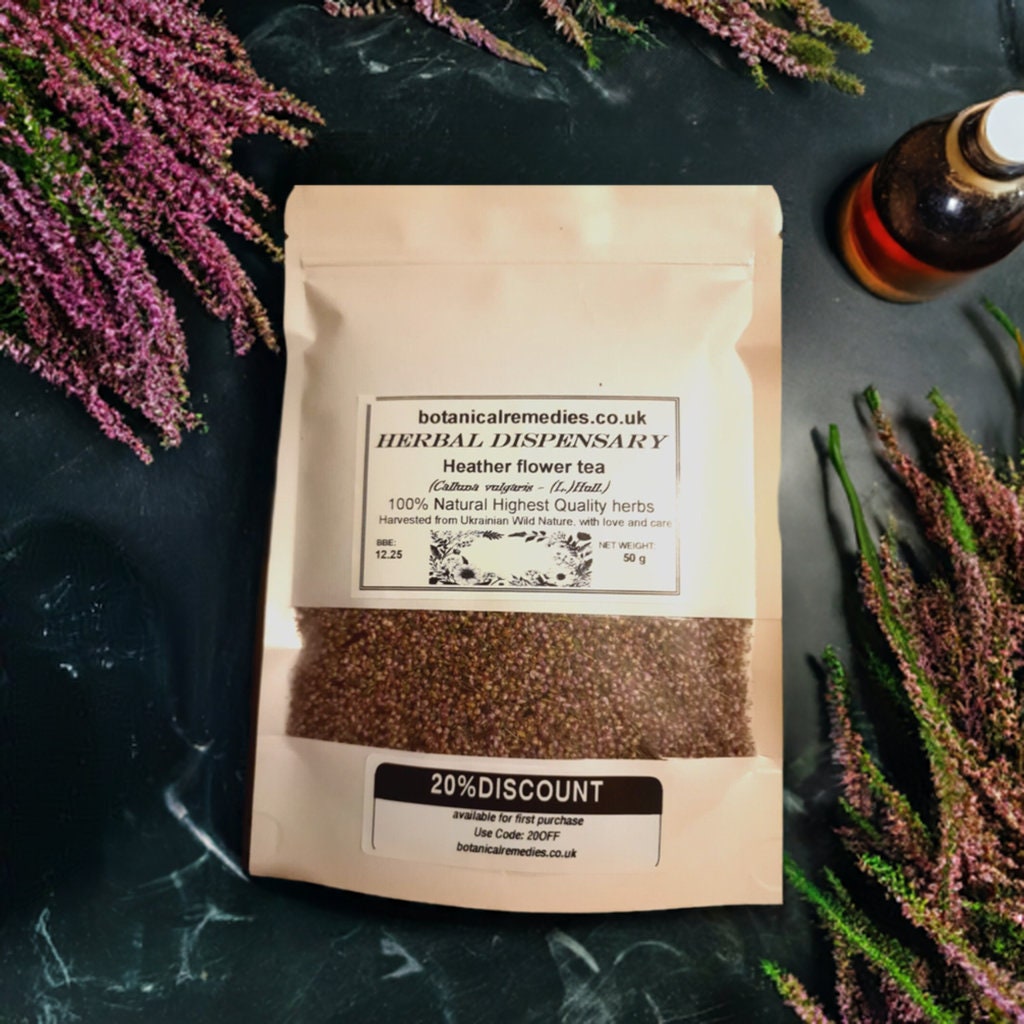 Heather flower tea (Calluna vulgaris (L.)Hull.) Lab-proven Quality and Purity