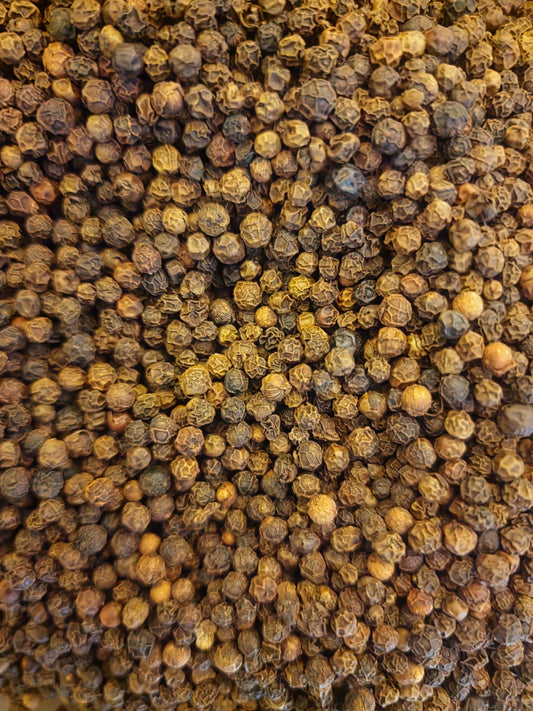 Peppercorns Black (Piper nigrum - L.) Lab-proven Quality and Purity